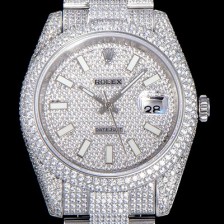 SA급 로렉스남성용 1:1수제공정 제작！！ 데이져스트 41mm 다이아몬드 904L 오토매틱 보석다이얼 ROL58342 xx