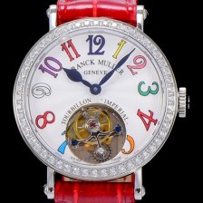 SA급 프랭크뮬러 론드 래디 컬러드림 투어빌론 34mm 다이아세팅 화이트다이얼 FRA45932 xx