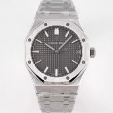 SA급 오데마피게 로얄오크 하이엔드 15500ST.OO.1220ST.02 최신형 Cal.4302 셀프와인딩 무브먼트 41MM 그랜드 파피스리 패턴 그레이 다이얼 AUD78408 xx