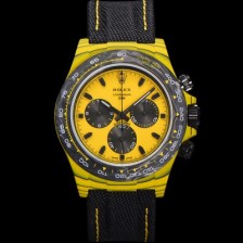 SA급 로렉스 남성용 데이토나 DIW 포지드카본 커스텀 40미리 크로노그래프 오토매틱 Cal.4130 무브먼트 옐로우 다이얼 ROL79835 xx