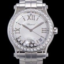 SA급 쇼파드 여성용 해피 스포츠 36미리 오토매틱 ETA2892-2 최상급 쥬얼셋팅 메탈시계 화이트다이얼 CHO73638 xx