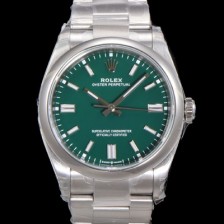 SA급 로렉스 남성용 904스틸 오이스터 퍼페추얼 m126000 오토매틱 칼리버 3230타입 36미리 메탈시계 그린다이얼 ROL79888 xx