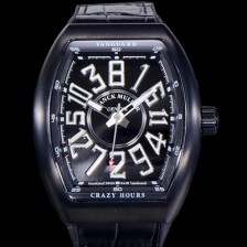 SA급 프랭크뮬러 남성용 뱅가드 오토매틱 CZ02타입 44미리 PVD코팅 케이스 가죽줄/스트랩 블랙다이얼 FRA73831 xx