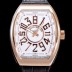 SA급 프랭크뮬러 남성용 뱅가드 오토매틱 CZ02타입 44미리 18K로즈골드 가죽줄/스트랩 화이트다이얼 FRA73813 xx