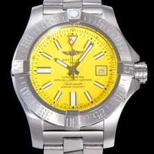 SA급 브라이틀링 남성용 어벤져 오토매틱 ETA2836-2 타입 45미리 매탈시계 옐루다이얼 BRE75537 xx