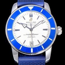 SA급 브라이틀링 남성용 슈퍼오션 해리티지 II 오토매틱 ETA2824-2 타입 42미리 세라믹베젤 러버/우레탄줄 화이트다이얼 BRE75571 xx