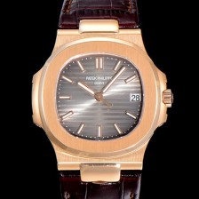 SA급 파텍필립 남성용 노틸러스 5711/1R-001 암스테르담 빈티지 18k로즈골드 Cal.324 S C타입무브 오토매틱 40미리 가죽스트랩/줄 브라운다이얼 PAT75385 xx