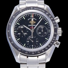 SA급 오메가 남성용 스피드마스터 크로노그래프 아폴로 15 40주년기념 수동형 42미리 메탈줄 블랙다이얼 OMG79532 xx