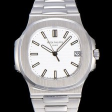 SA급 파텍필립 남성용 노틸러스 5711/1A-011 메탈줄 Cal.324 S C타입무브 오토매틱 40미리 화이트다이얼 PAT75348 xx