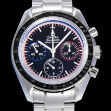 SA급 오메가 남성용 스피드마스터 크로노그래프 아폴로 15 40주년기념 수동형 42미리 메탈줄 블랙다이얼 OMG79533 xx