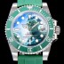 SA급 로렉스 남성용 롤렉스 서브마리너 헐크 오토매틱 ETA2824-2 타입 40미리 그린 러버/우레탄줄 그린 다이얼 ROL79634 xx