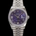 SA급 로렉스 남성용 데이저스트 m126284 로마인덱스 36mm 보석/큐빅 오토매틱 Cal.3235 무브먼트 퍼플 다이얼 rol5359 xx