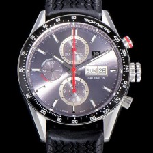 SA급 태그호이어  남성용 까레라 칼리버 16 크로노그래프 그레이 다이얼 TAG74775 xx