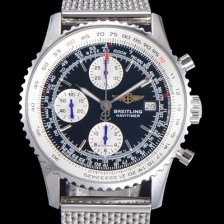 SA급 브라이틀링 남성용 네비타이머 1 크로노그래프 오토매틱 A7750타입 41미리 메탈시계 블랙다이얼 BRE75667 xx