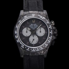 SA급 로렉스 남성용 데이토나 DIW 포지드카본 커스텀 40미리 크로노그래프 오토매틱 Cal.4130 무브먼트 블랙 다이얼 ROL79697 xx