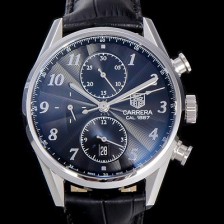 SA급 태그호이어 남성용 까레라 1887 오토매틱 크로노 그래프 블랙 다이얼 TAG73859 xx