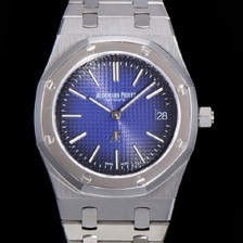 SA급 오데마피게 남성용 로얄오크 점보 엑트라-씬 오토매틱 Cal.2121 타입 39mm 메탈줄 블루다이얼 aud25948 xx