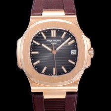 SA급 파텍필립 남성용 노틸러스 5711R Cal.324 S C타입무브 오토매틱 18K 로즈골드 40미리 러버밴드 블랙다이얼 PAT75318 xx