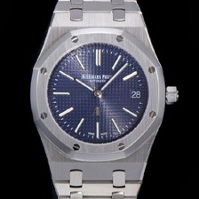 SA급 오데마피게 로얄오크 점보 엑트라-씬 오토매틱 Cal.2121 타입 39mm 남성용 메탈줄 블랙다이얼 aud78615 xx