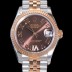 SA급 로렉스 여성용 2021신상 데이져스트 오토매틱 ETA2824-2688 31mm 18K로즈골드 메탈줄 브라운 다이얼rol46907 xx