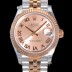 SA급 로렉스 여성용 2021신상 데이져스트 오토매틱 ETA-2688 31mm 18K로즈골드 메탈줄 골드 다이얼 rol34980 xx