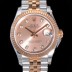 SA급 로렉스 여성용 2021신상 데이져스트 오토매틱 ETA-2688 31mm 18K로즈골드 메탈줄 골드 다이얼 rol25671 xx