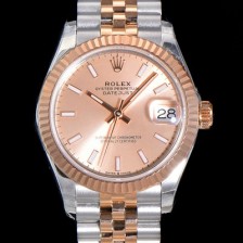 SA급 로렉스 여성용 2021신상 데이져스트 오토매틱 ETA-2688 31mm 18K로즈골드 메탈줄 골드 다이얼 rol60491 xx