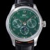 SA급 아이더블유씨 남성용 포르투기즈 IW344207 퍼페추얼 캘린더 문페이즈 오토매틱 42mm Cal.82650 타입 가죽줄 그린다이얼   iwc04371 xx