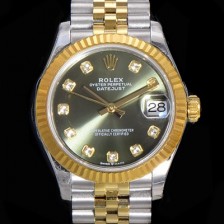 SA급 로렉스 여성용 2021신상 데이져스트 오토매틱 ETA-2688 31mm 18K옐루골드 메탈줄 그린 다이얼 rol93817 xx