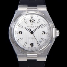 SA급 바쉐런 콘스탄틴 남성용 오버시즈 오토매틱 9015타입 42mm 러버/우레탄줄 화이트다이얼 vac32654 xx