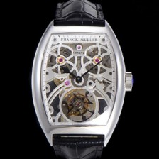 SA급 프랭크뮬러 남성용 그랜드 컴플리케이션 8889 TG SQT BR 수동기계식 투어빌론 55mm 가죽시계 스켈래톤 다이얼 fra38402 xx