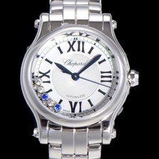 SA급 쇼파드 여성용 해피스포츠 다이아몬드 오토매틱 A2892-2 타입 30mm 메탈줄 화이트다이얼 cho80547 xx