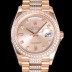 SA급 로렉스 남성용 데이데이트 오토매틱 Cal.3235타입 36mm 금장시계 로즈골드 올금 다이아베젤부착 메탈줄 블루다이얼 rol31602 xx