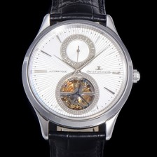 SA급 예거르꿀뜨르 남성용 마스터 13234 E1 투어빌론(뚜르비용)  978F  42mm 가죽줄 화이트다이얼 jag96023 xx