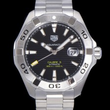 SA급 태그호이어 남성용 아쿠아레이서 오토매틱 43mm 메탈줄 블랙다이얼 tag02587 xx