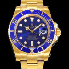SA급 로렉스 남성용 최신버전! 서브마리너 오토매틱 Cal.3135타입 18K 옐로우골드 40mm 블루다이얼 rol94726 xx