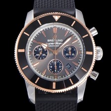 SA급 브라이틀링 남성용 슈퍼오션 해리티리 60주년 크로노그래프기능 오토매틱 A7750 46mm 러버우레탄밴드 그레이다이얼 bre92401 xx