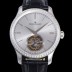 SA급 예거르꿀트르 남성용 마스터 그랜드 트레디션 1662451 오토매틱 투어빌론 798타입  42mm 보석다이아드베젤 가죽시계 실버다이얼   jag18462 xx