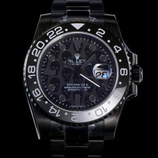 SA급 로렉스 남성용 지엠티마스터II 블랙PVD코팅 오토매틱 CAL.3285타입 40미리 블랙줄 블랙다이얼 rol32710 xx