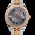 SA급 로렉스 남성용 데이저스트 오토매틱 아시안2836-2/3235타입 41미리 18K옐루골드 투톤콤비 그레이다이얼rol42153 xx