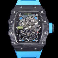 SA급 리차드밀레 남성용 라파엘 나달 RM35-02 파트너십 기념 에디션!! 칼리버 RMAL1 100% 포지드 카본 케이스 스켈레톤 다이얼 오토매틱 무브먼트 RIC06793 xx