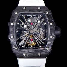 SA급 리차드밀레 남성용 리차드밀 RM12-01 투어빌론 수동기계식 포지드 카본케이스 켈레톤 다이얼 RIC01369 xx