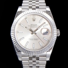 SA급 로렉스 남성용 904L스틸!! 2022신형 데이저스트 41mm II m126334 실버 다이얼 야광 스틱 인덱스 스틸 브레이슬릿 신형 Cal.3235 오토매틱 무브먼트 ROL06101 xx