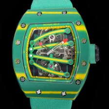 SA급 리차드밀레 남성용 리차드밀 RM59-01 요한블랙 투어빌론 카본재질 51mm 스켈레톤 다이얼 오토매틱 무브먼트 RIC01414 xx