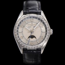 SA급 바쉐론 콘스탄틴 남성용 피프티식스 컴플리트 캘린더 Ref.4600E 오토매틱 2460 QCL/1 타입 40mm 그레이 다이얼 vac1152 xx