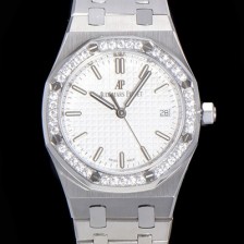 SA급 오데마피게 여성용 로얄오크 점보 엑스트라씬 오토매틱 34미리 블루다이얼 AUD87426 xx