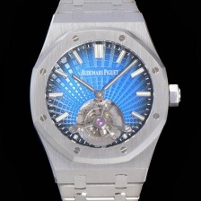 SA급 오데마피게 남성용 로얄오크 Calibre 2924 투어빌론/수동기계식 41미리 금장 18K로즈골드 블랙다이얼 AUD75238 xx