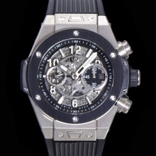 SA급 휴블렛 남성용 빅뱅 유니코 킹골드 크로노그래프 441.NM.1170.RX 세라믹 베젤 HUB1280 오토매틱 므브먼트 44mm 러버밴드 스켈레톤다이얼 hub38956 xx