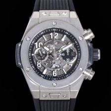 SA급 휴블렛 남성용 빅뱅 유니코 킹골드 크로노그래프 441.NX.1170.RX  HUB1280 오토매틱 므브먼트 44mm 러버밴드 스켈레톤다이얼 hub39936 xx