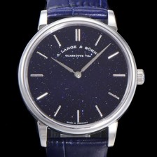 SA급 아랑게운트죄네 남성용 색소니아 씬 205.086 랑게 39미리 블랙 다이얼 오토매틱 무브먼트 LAN40869 xx